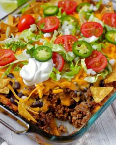Walking Taco Casserole