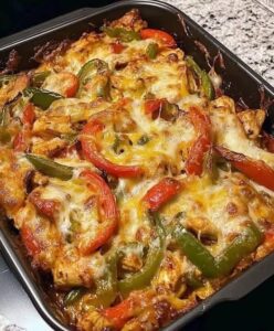 Fajita Chicken Casserole 