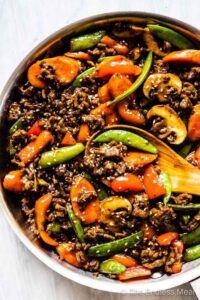 Savory Low-Carb Cabbage and Beef Stir Fry