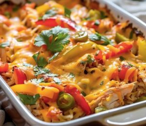 Fajita Chicken Casserole
