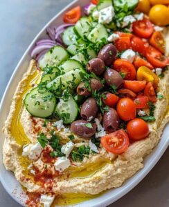 Mediterranean Hummus Platter